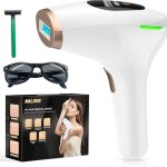 Beste laser ontharingsapparaat professioneel NALONE IPL Ontharingsapparaat met Koeling, 3-in-1 Pulslicht Ontharingsapparaat met 5 Energielevels, Laser Ontharing voor Vrouwen en Mannen voor Bikini, Oksels, Gezicht, Lichaam