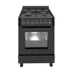 Beste gasfornuis met oven Wiggo WO-E605R(BB) Vrijstaande Gasfornuis - 60 cm - Zwart